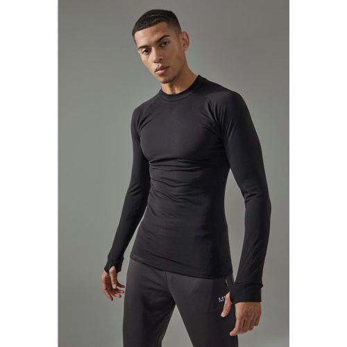 Maglia intima a collo alto Man Active a maniche lunghe - boohoo - Modalova