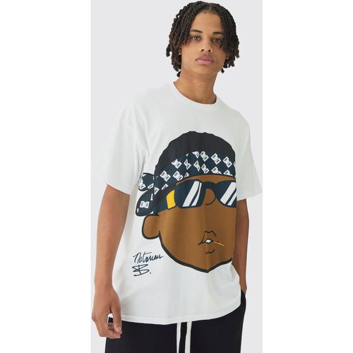 T-shirt oversize ufficiale Biggie Cartoon - boohoo - Modalova