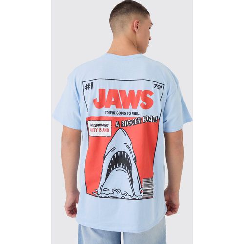 T-shirt oversize ufficiale Jaws con stampa di fumetti - boohoo - Modalova