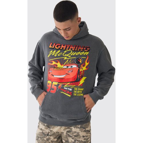 Sudadera Oversize Con Estampado De Cars De Pixar Y Capucha - boohoo - Modalova