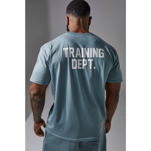 Camiseta Oversize Con Estampado Training Dept - boohoo - Modalova