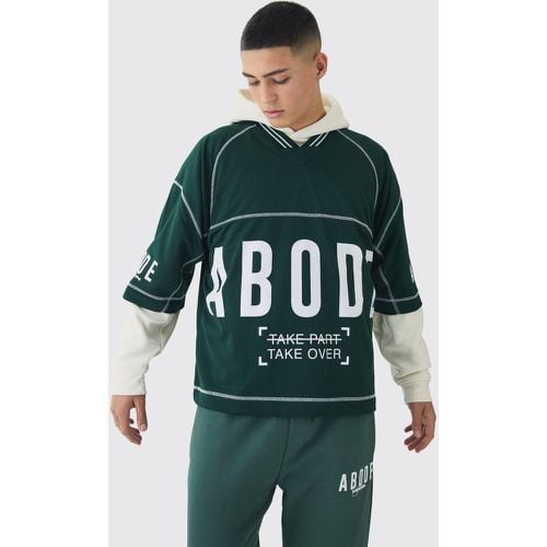 Top da Hockey oversize in rete Abode - boohoo - Modalova