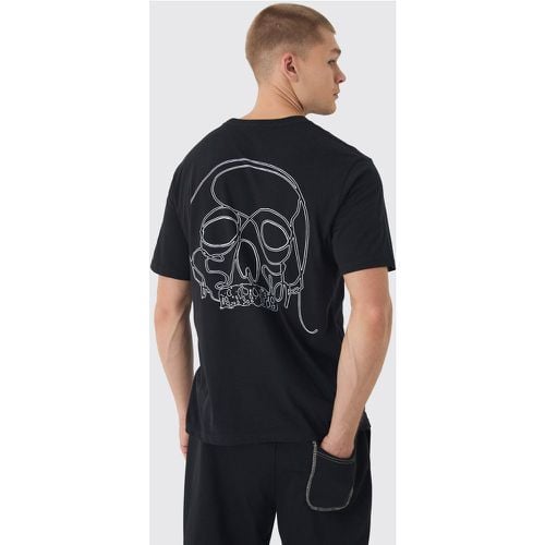 Camiseta Con Dibujo De Calavera - boohoo - Modalova