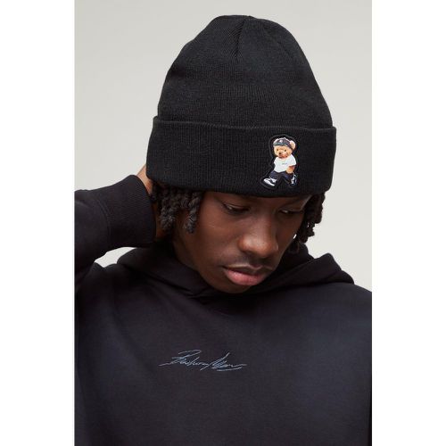 Berretto Beanie con grafica di orso - boohoo - Modalova