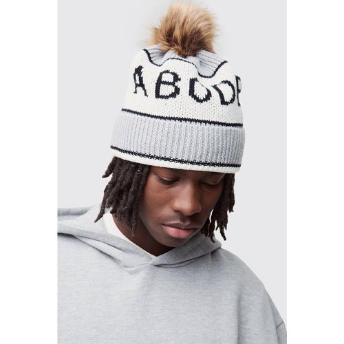 Gorro Con Pompón, Gris - boohoo - Modalova