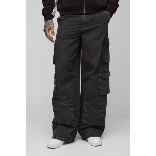 Pantaloni extra comodi Tall in nylon ripstop slavato con tasche Cargo - boohoo - Modalova