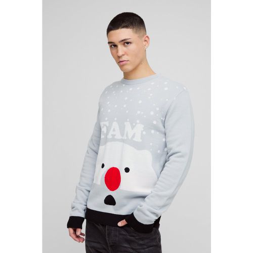 Jersey Navideño Regular Con Estampado Fam - boohoo - Modalova