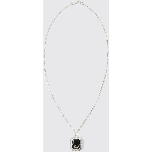 Collana con pendente a forma di gemma - boohoo - Modalova