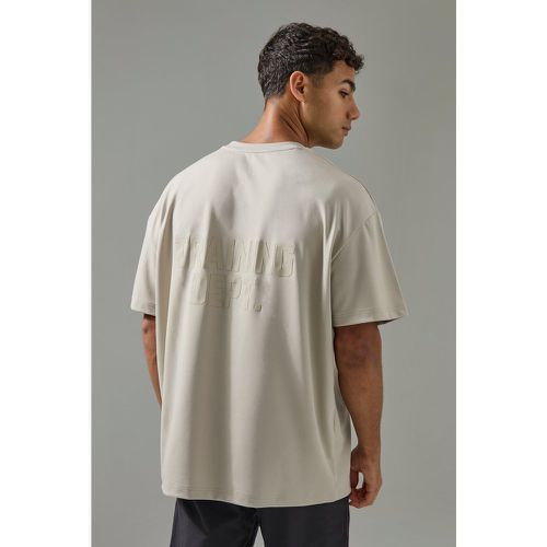 T-shirt oversize Man Active Training Dept per alta performance - boohoo - Modalova