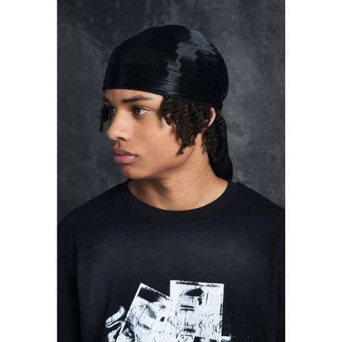 Durag De Raso Negro, Negro - boohoo - Modalova