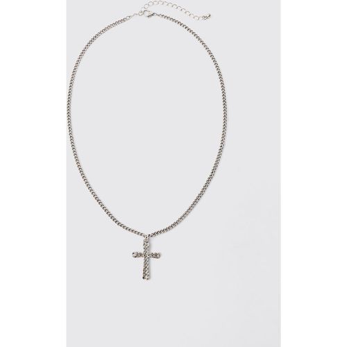 Collana con pendente a croce - boohoo - Modalova