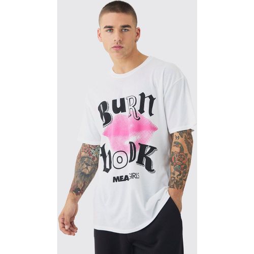 T-shirt oversize ufficiale con stampa Mean Girls - boohoo - Modalova