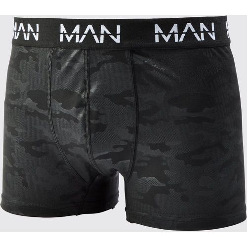 Boxer Man Active per alta performance in fantasia militare - boohoo - Modalova