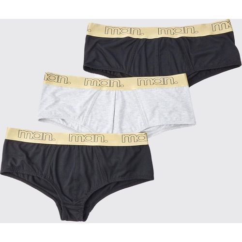 Slip Man Dash color oro con fascia in vita - set di 3 paia - boohoo - Modalova