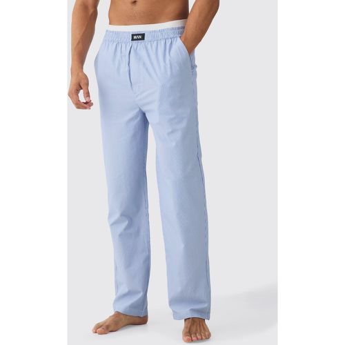 Pantalón Para Estar En Casa De Tela Con Cintura Doble - boohoo - Modalova