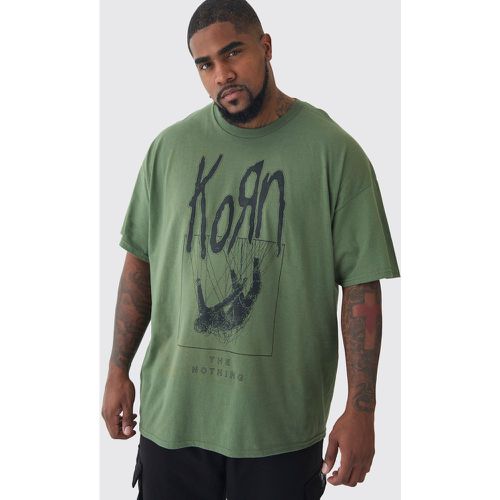 Camiseta Plus Con Estampado De Korn - boohoo - Modalova