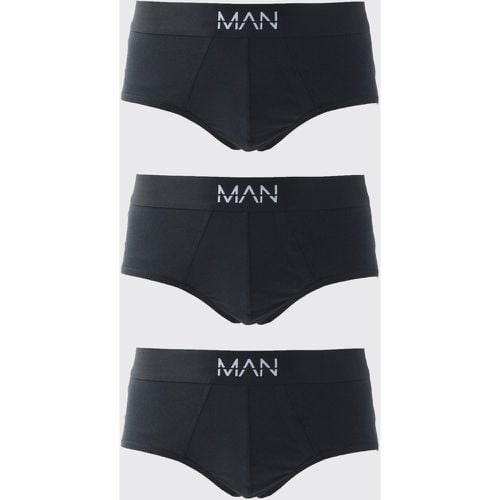 Slip Man Dash - set di 3 paia, Nero - boohoo - Modalova