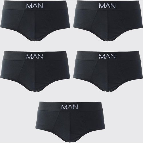 Slip Man Dash - set di 5 paia, Nero - boohoo - Modalova