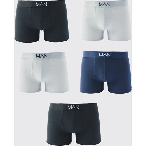 Boxer Man in colori misti - set di 5 paia - boohoo - Modalova