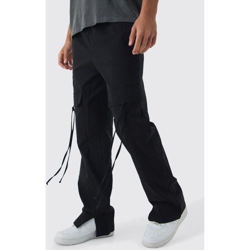 Pantalón Cargo Holgado Con Cintura Elástica - boohoo - Modalova