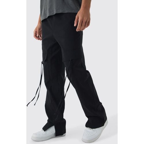 Pantaloni Cargo rilassati con vita elasticizzata - boohoo - Modalova