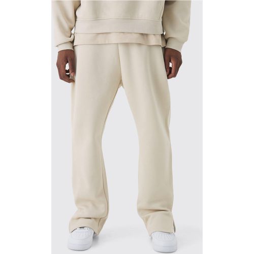 Pantaloni tuta Regular Fit con spacco sul fondo - boohoo - Modalova