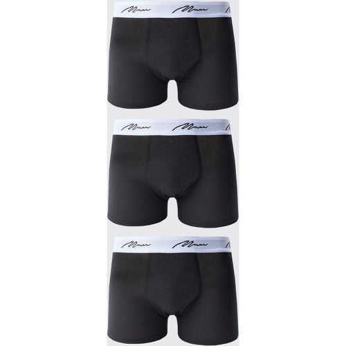 Pack De 3 Calzoncillos Con Firma Man - boohoo - Modalova