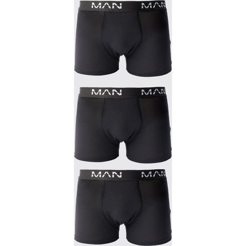 Pack De 3 Calzoncillos Man De Largo Medio - boohoo - Modalova