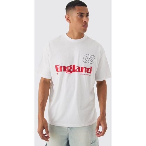 Camiseta Oversize Con Estampado England - boohoo - Modalova