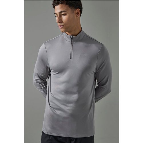 Top Man Active Resistente Con Cremallera 1/4 - boohoo - Modalova