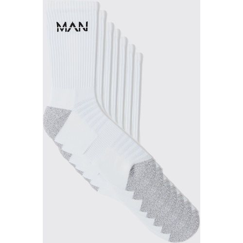 Pack De 7 Pares De Calcetines Man Active Acolchados - boohoo - Modalova