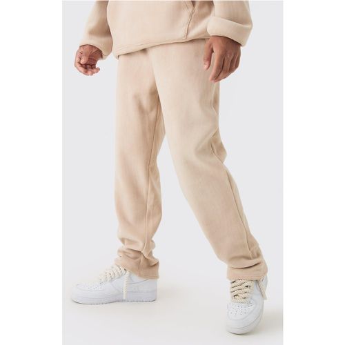 Pantaloni tuta dritti in fleece polare - boohoo - Modalova