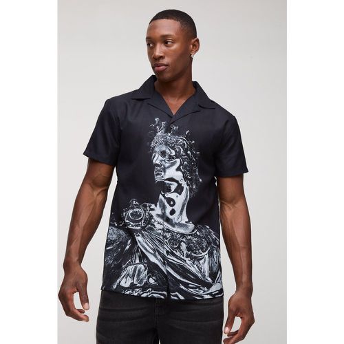 Camisa Regular Con Estampado De Estatua - boohoo - Modalova