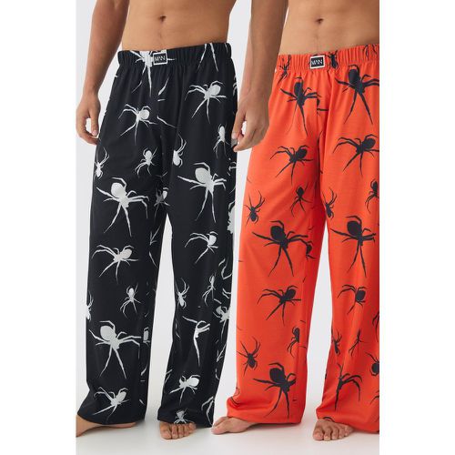 Pack De 2 Pantalones Para Estar En Casa De Man Spider - boohoo - Modalova