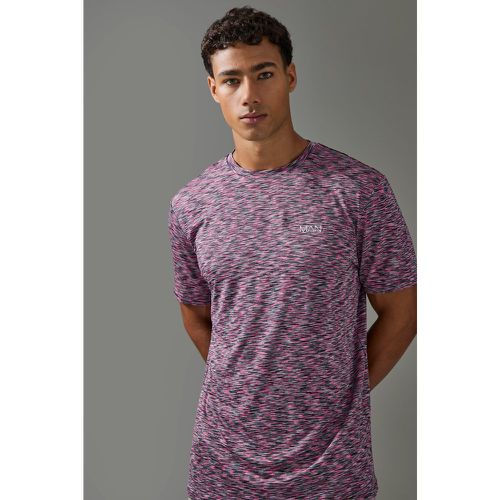 T-shirt corta leggera Man Active in mélange in mélange - boohoo - Modalova