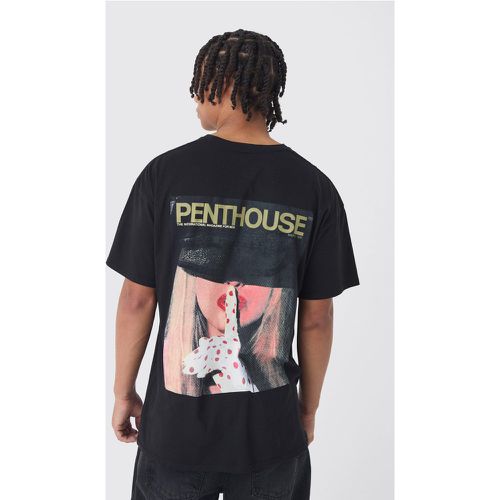 T-shirt oversize ufficiale Penthouse Magazine - boohoo - Modalova