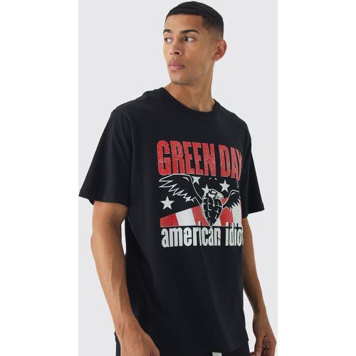 Camiseta Oversize Con Estampado De Banda Green Day - boohoo - Modalova