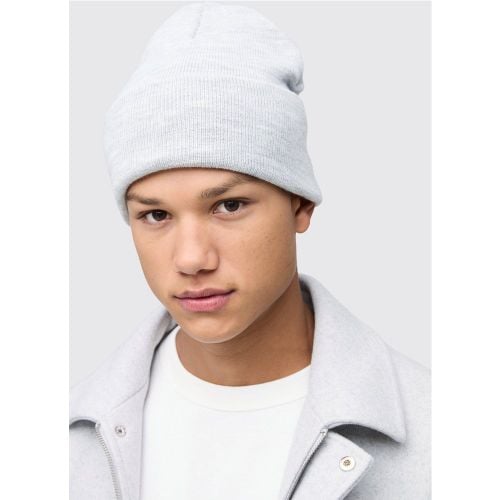 Essential Beanie In Grey, Gris - boohoo - Modalova