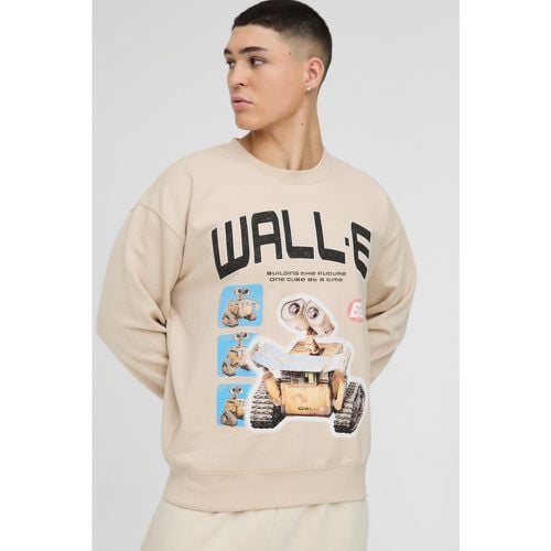 Sudadera Oversize Con Estampado De Disney Wall-E - boohoo - Modalova