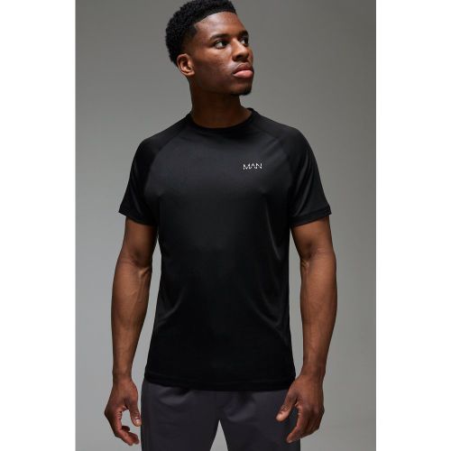 Camiseta Man Active Regular Híbrida De Malla - boohoo - Modalova