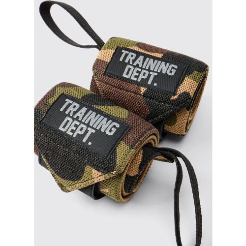 Muñequeras Con Estampado De Camuflaje Training Dept - boohoo - Modalova