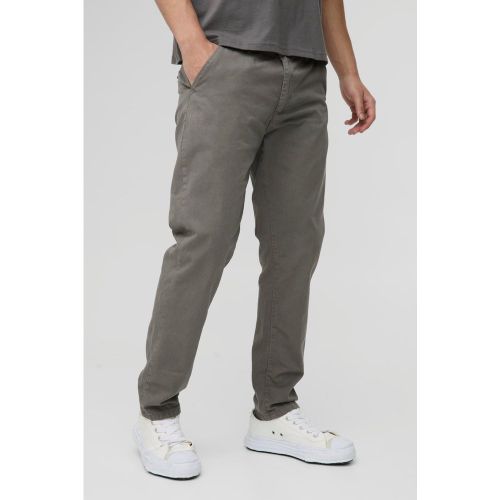 Pantalón Chino Recto Con Cintura Fija - boohoo - Modalova