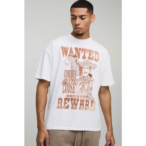 T-shirt oversize ufficiale Pixar con stampa Toy Story Woody - boohoo - Modalova