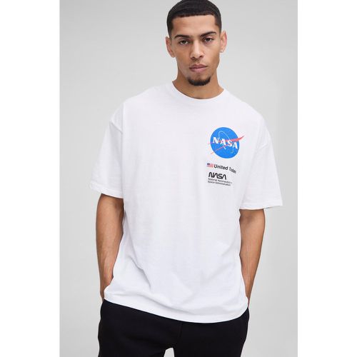 Camiseta Oversize Con Estampado De Nasa - boohoo - Modalova