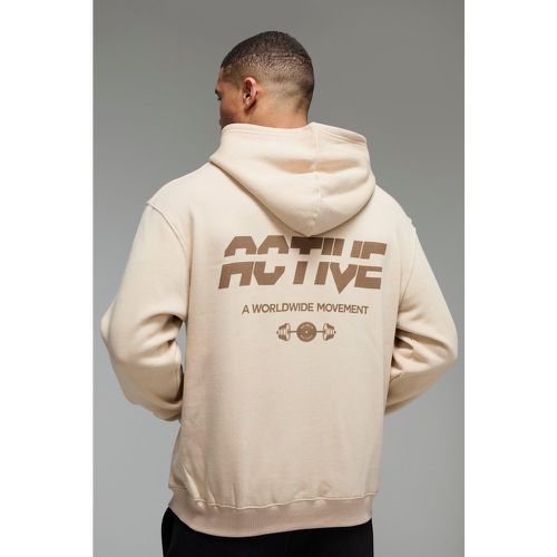 Sudadera Man Active Oversize Con Capucha - boohoo - Modalova