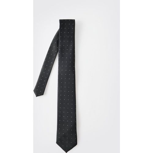 Corbata De Lunares, Negro - boohoo - Modalova