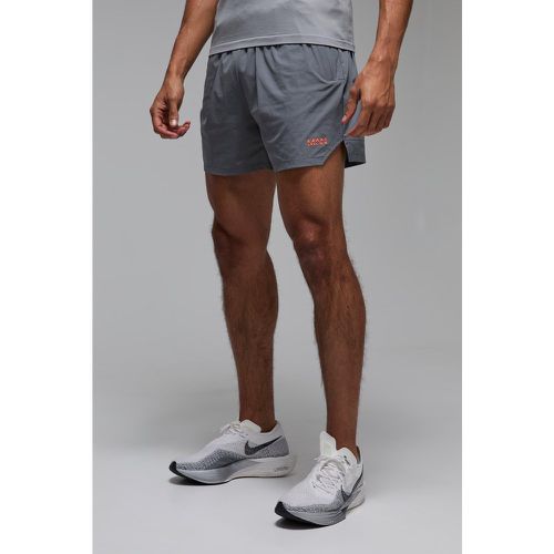 Pantalón Corto Man Active Con Logo Fosforito - boohoo - Modalova