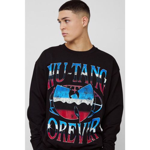 Sudadera Oversize Con Estampado De Wu-Tang Clang Band - boohoo - Modalova