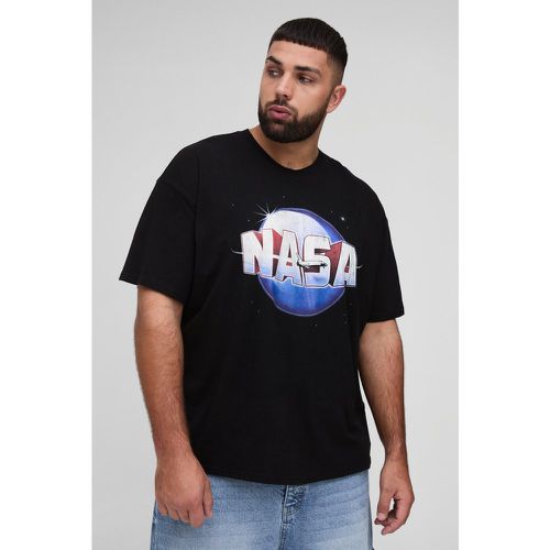 Camiseta Plus Oversize Con Estampado De Nasa - boohoo - Modalova