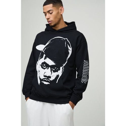 Sudadera Oversize Con Capucha Y Estampado De Lil Nas - boohoo - Modalova